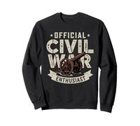 Official Civil War Enthusiast Guerre Civile Américaine USA Sweatshirt