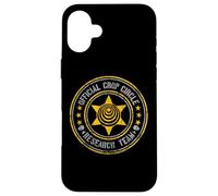 Official Crop Circle Research Team | UFOs UAPs Alien Message Coque pour iPhone 16 Plus