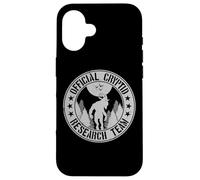 Official Cryptid Research Team | Aliens Cryptids Goatman Coque pour iPhone 16