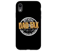 Official Dad Tax Food Inspection Service Funny Father's Day Coque pour iPhone XR