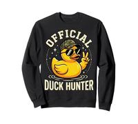 Official Duck Hunter Chasseur De Canards en Caoutchouc Sweatshirt