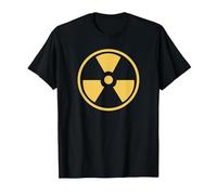 Official Duke Nukem Radiation Symbol Nuke 3D Gold T-Shirt, Homme, Noir, 5XL