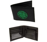 Official Football Merchandise Portefeuille en cuir brodé Équipe de foot Celtic FC Crest