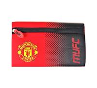 Official Football Merchandise - Trousse à crayons plate zippée en néoprène, manchester united fc