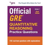 McGraw-Hill Education – Questions officielles GRE : Raisonnement quantitatif – 3e éd., Vol. 1