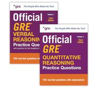 Official GRE Value Combo: Official GRE Quantitative Reasoning Questions / Official GRE Verbal Reasoning Questions (1)