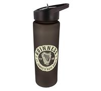 Official Guinness Plastic Water Bottle, Black Colour with Guinness Harp Logo