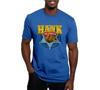 Official Hank The Cowdog Logo Men's Fitted T Shirt Men's Fitted Graphic T-Shirt Manches Courtes(Small)