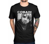 Official Kurt Cobain Shadow T-Shirt Nirvana Nevermind in Utero Rock Band