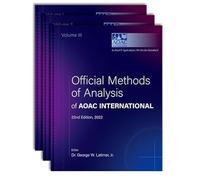 Official Methods of Analysis of AOAC International