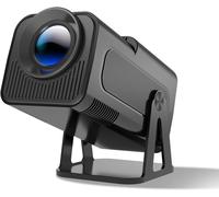 Official Netflix HY320 NTV Smart Projector with 1080p Native Resolution, Various Official TV Apps, 320 ANSI 12000 Lumens, 5G WiFi, Automatic Keystone Correction and