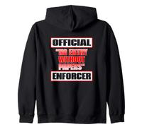 OFFICIAL ‘NO ENTRY WITHOUT PAPERS’ ENFORCER Sweat à Capuche