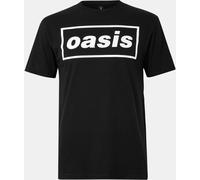 Official Oasis T-Shirt Mens Logo Black Box Très grand Male
