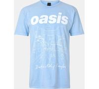 Official Oasis T-Shirt Womens Blu Illustratin 16 (XL) Female