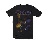 Prince - T-Shirt # L Black Unisex # Purple Rain [Import]