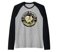 Official Slow Hiker Hiking Team Escargot Randonnée Manche Raglan