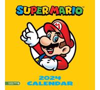 Official Super Mario 2024 Square Wall Calendar