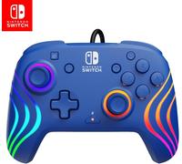 Official Switch Afterglow Wave Wired Controller - Blue