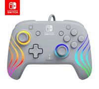 PDP - Manette filaire Afterglow Wave - Officielle pour Nintendo Switch - Grise