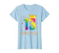 Official Teenager Rainbow Colors Cute 13th Birthday Girls T-Shirt