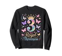 Official Threenager Toddler Three Year Old Birthday Vibes Sweatshirt