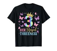 Official Threenager Toddler Three Year Old Birthday Vibes T-Shirt