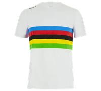 Santini Official Uci Rainbow 2025 Short Sleeve T-shirt Multicolore 2XL Homme