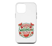 Official Watermelon Tester Funny Watermelon Lover Summer Coque pour iPhone 12 Mini