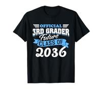 Officiel 3e année Future Class 2036 Premier Jour Grade 3 T-Shirt