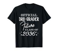 Officiel 3e année Future Class of 2036 Happy First Day T-Shirt