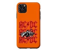 Officiel AC/DC Angus and Brian Red Lightning Logo Rock Band Coque pour iPhone 11 Pro Max
