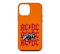 Officiel AC/DC Angus and Brian Red Lightning Logo Rock Band Coque pour iPhone 12 Mini
