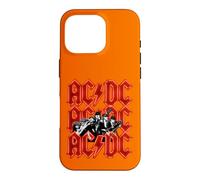 Officiel AC/DC Angus and Brian Red Lightning Logo Rock Band Coque pour iPhone 16 Pro