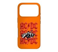 Officiel AC/DC Angus and Brian Red Lightning Logo Rock Band Coque pour iPhone 17 Pro