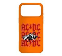Officiel AC/DC Angus and Brian Red Lightning Logo Rock Band Coque pour iPhone 17 Pro Max