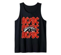Officiel AC/DC Angus and Brian Red Lightning Logo Rock Band Débardeur