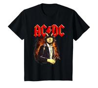 Officiel AC/DC Angus Young Highway to Hell Rock Groupe T-Shirt, Enfant, Noir, 6 Ans