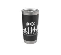 Officiel AC/DC Evolution Of Rock Artwork ACDC Rock Gobelet isotherme en acier inoxydable double paroi