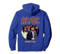 Officiel AC/DC Highway to Hell Rock Sweat à Capuche, Unisexe pour Adultes, Bleu Royal, S
