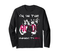 Officiel AC/DC I'm On The Highway To Hell Groupe Musique Manche Longue