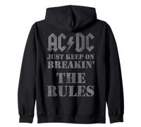 Officiel AC/DC Just Keep On Breaking The Rules Groupe Rock Sweat à Capuche