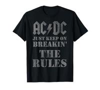 Officiel AC/DC Just Keep On Breaking The Rules Groupe Rock T-Shirt