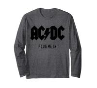Officiel AC/DC Plug me in Logo Manche Longue