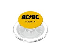 Officiel AC/DC Plug me in Logo PopSockets PopGrip pour MagSafe