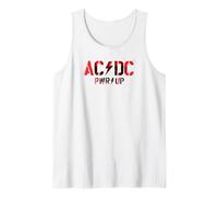 Officiel AC/DC PWRUP Groupe Rock Musique Logo Photo Débardeur