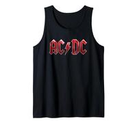 Officiel AC/DC Red Ice Logo Rock Musique Band Débardeur, Homme, Noir, XXL