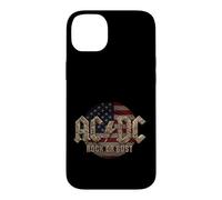 Officiel AC/DC Rock Or Bust US Flag Rock Band Coque pour iPhone 14 Plus