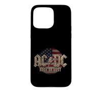 Officiel AC/DC Rock Or Bust US Flag Rock Band Coque pour iPhone 15 Pro Max