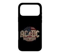 Officiel AC/DC Rock Or Bust US Flag Rock Band Coque pour iPhone 17 Pro Max