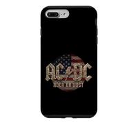 Officiel AC/DC Rock Or Bust US Flag Rock Band Coque pour iPhone 7 Plus/8 Plus